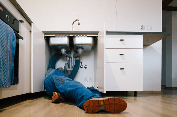 Professional Emergency Plumber technician working in Altoona, WI